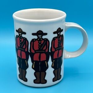 Marc Tetro Canada Canadian mounties mounted police stoneware coffee tea mug